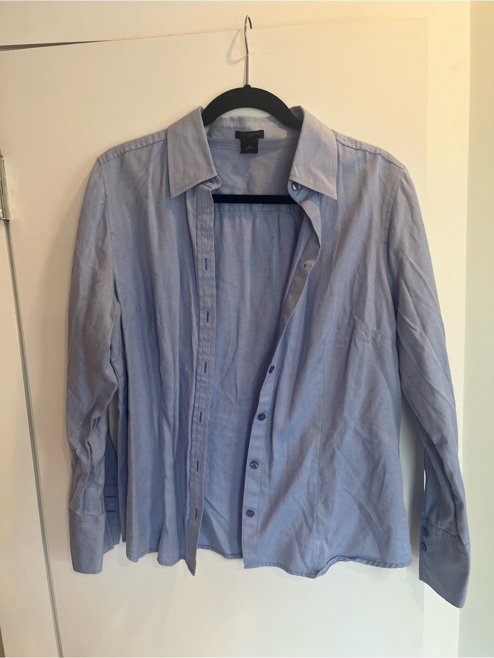 Ann Taylor Pale Blue Dress Shirt